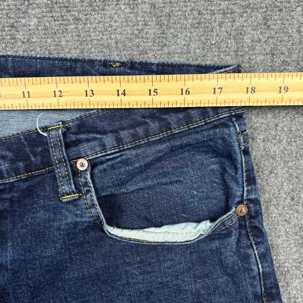Polo Ralph Lauren Varick Slim Straight Jeans Mens 38x30 Dark Wash Stretch Denim
